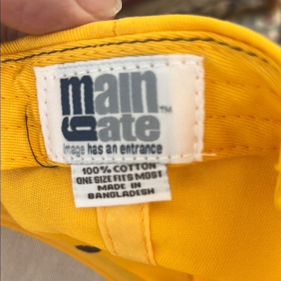 NWOT Main Gate Indiana Pacers Lucas Oil Blue & Gold Snapback Hat Cap (D1) - Picture 6 of 6